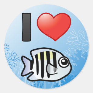 Adesivo Eu amo o sargento major