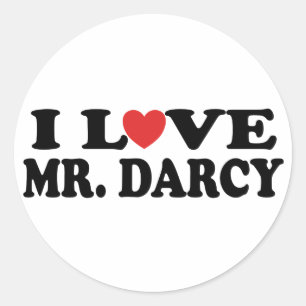 Adesivo Eu Amo O Sr. Darcy