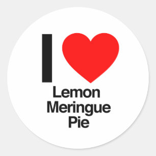 Adesivo eu amo o tarte de limão e merengue