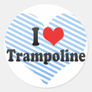 Adesivo Eu amo o trampolim