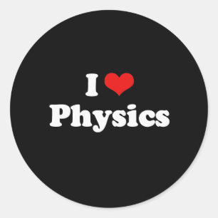 Adesivo Eu amo o Tshirt da física