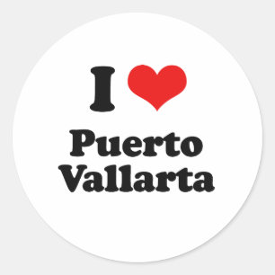 Adesivo Eu amo o Tshirt de Puerto Vallarta