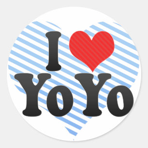 Adesivo Eu amo o YoYo