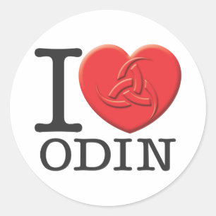 Adesivo Eu Amo Odin