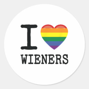 Adesivo Eu Amo Os Arrastões Um Orgulho Arco-Íris Lgbtq Gay