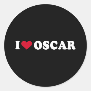ADESIVO EU AMO OSCAR