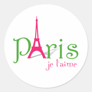 Adesivo Eu amo Paris