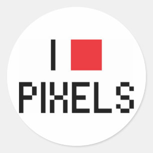 ADESIVO EU AMO PIXÉIS