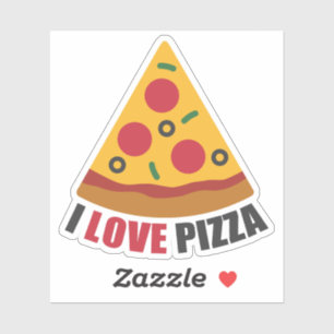 ADESIVO EU AMO PIZZA
