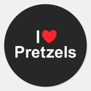 Adesivo Eu amo pretzeis (do coração)