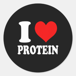 Adesivo Eu Amo Proteína 1