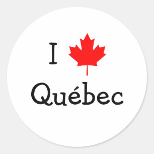 Adesivo Eu Amo Quebec