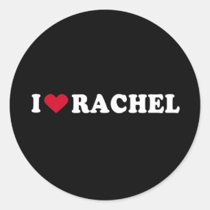 ADESIVO EU AMO RACHEL