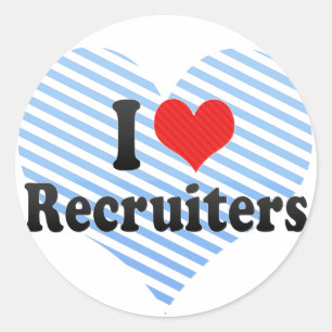Adesivo Eu amo recrutas