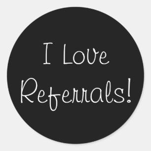 Adesivo Eu amo referências!