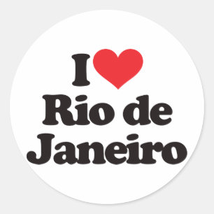 Adesivo Eu amo Rio de Janeiro