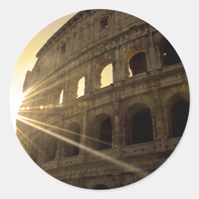 Adesivo Eu amo Roma - Colosseum (Frente)