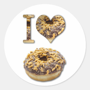Adesivo Eu amo Rosquinhas