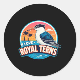 Adesivo Eu amo Royal Terns Bird Watcher Sarasota Bradenton