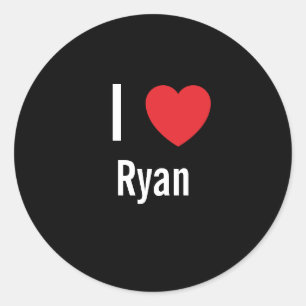 Adesivo Eu amo Ryan