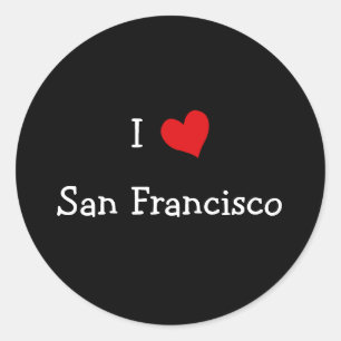 Adesivo Eu amo San Francisco