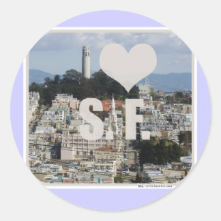 Adesivo Eu Amo São Francisco