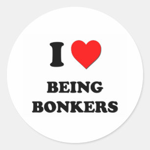 Adesivo Eu amo ser Bonkers