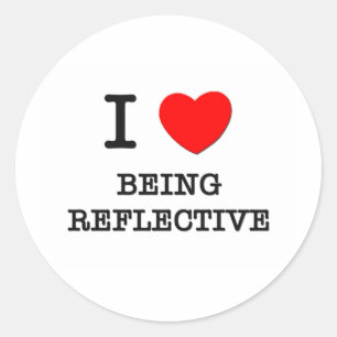 Adesivo Eu amo ser reflexivo
