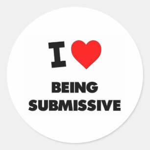 Adesivo Eu amo ser submisso