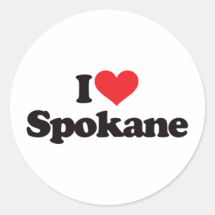 Adesivo Eu amo Spokane