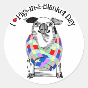 Adesivo Eu Amo Suínos * Dia Nacional do Porco