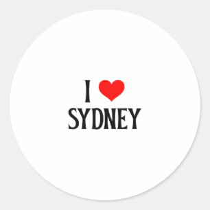 Adesivo Eu Amo Sydney Eu Adoro Sydney Austrália Oz Viagem