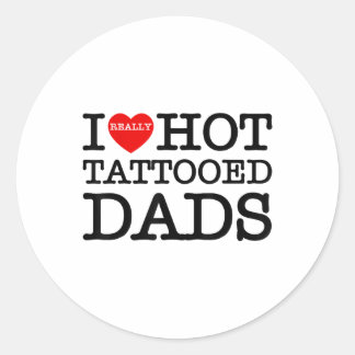 Adesivo Eu Amo Tatuagens Quentes Pais Coração Dia de os pa