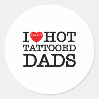 Adesivo Eu Amo Tatuagens Quentes Pais Coração Dia de os pa