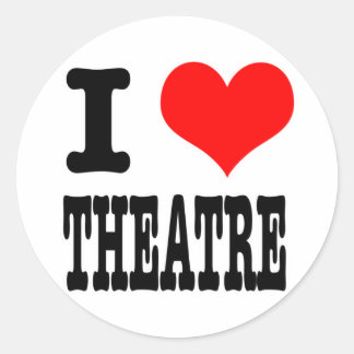 ADESIVO EU AMO TEATRO
