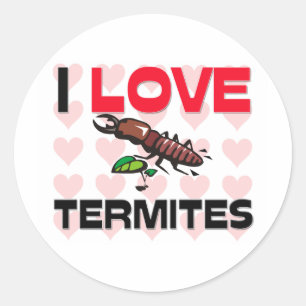 Adesivo Eu amo térmitas