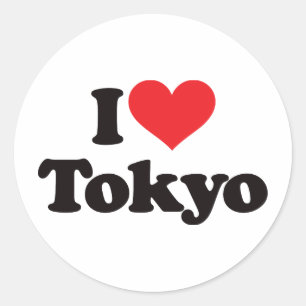 Adesivo Eu amo Tokyo
