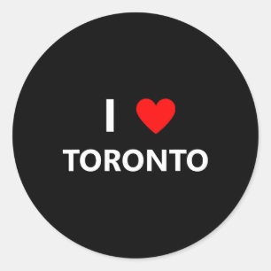 Adesivo Eu Amo Toronto Canadá Cidade Turística Lembrança 