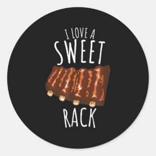 Adesivo Eu Amo Um Doce Rack Engraçado Frio De Churrasco
