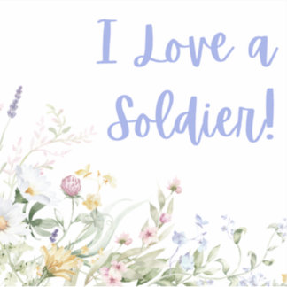 Adesivo Eu Amo um Soldado