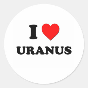 Adesivo Eu amo Uranus