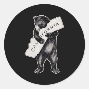 Adesivo Eu Amo Urso do Orgulho Cali da Califórnia