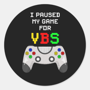 Adesivo Eu Amo Vbs Video Game Vacation Bible School Gamer