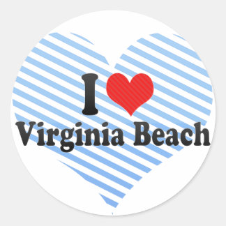 Adesivo Eu Amo Virginia Beach