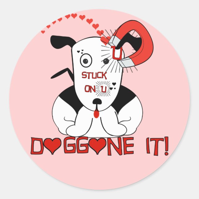 Adesivo Eu Amo Você Danado! Petey (Frente)