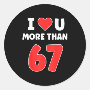 Adesivo Eu Amo Você Mais Do Que 67 Dia Dos Namorados 67 Me