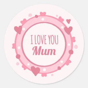 Adesivo Eu Amo Você Mamãe