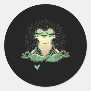 Adesivo Eu Amo Yoga Eu Adoro Yoga Sapo