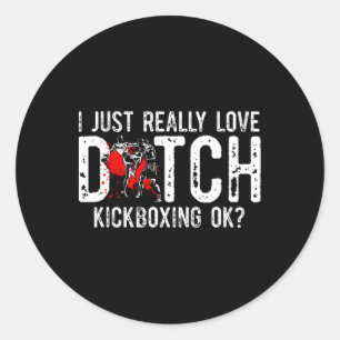 Adesivo Eu Apenas Amo Muito Arte Marcial Muay Thai Kickbox