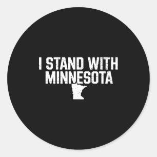 Adesivo Eu Apoio Minnesota Vintage Mapa Do Estado Mn Orgul